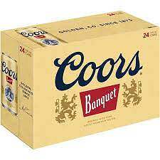 Coors Banquet 12 Oz 24 Cn Cans Bqt