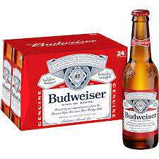 Budweiser 24nr 24 12 Bottles
