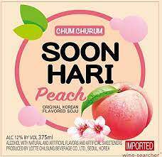 Soonhari Peach Soju 375