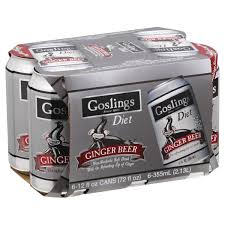 Goslings Diet Ginger Beer 6c